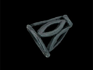 Open Marquise Cone 12mm : Gun Metal