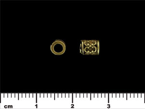 Spacer Tube 6/4mm : Antique Brass
