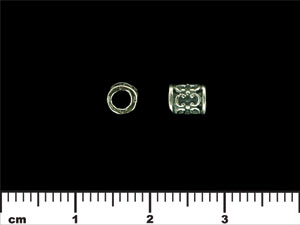 Spacer Tube 6/4mm : Antique Silver