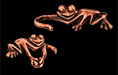 Friendly Frogs Toggle : Antique Copper