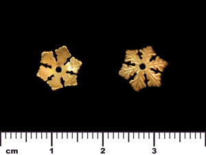 Snowflake Bead Cap 9.5mm : Gold