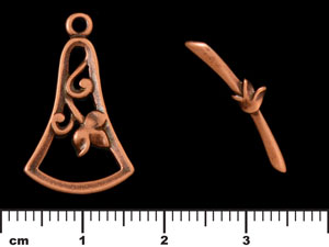 Nouveau Tulip Toggle : Antique Copper