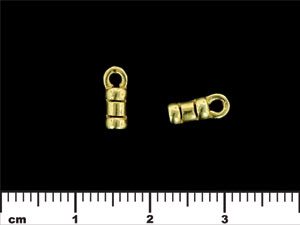 Crimp Tube with loop 9/4mm : Gold