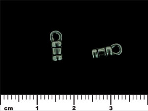 Crimp Tube with loop 9/4mm : Gun Metal