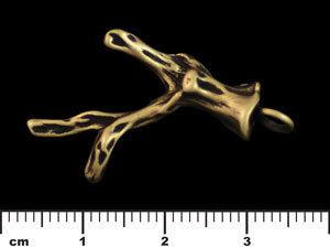 Branch Pendant 30/18mm : Antique Brass