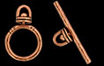 Round Revolving Toggle Set : Antique Copper