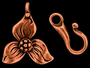 Trillium Toggle Set : Antique Copper