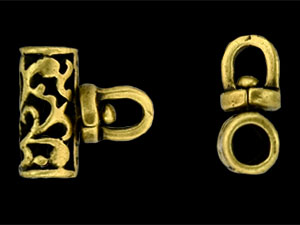 Revolving Bail Tube 12/12mm : Antique Brass