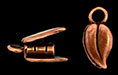 Leaf Locking Pinch Tube 14/6mm : Antique Copper