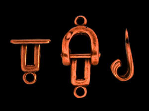 Horseshoe Clasp Set : Antique Copper