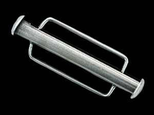Slide Lock Clasp 31/20mm : Antique Silver