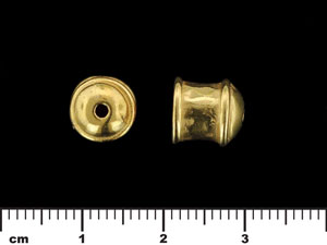 Banded End Cap 8mm : Gold