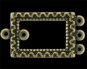 Pendant Frame 22/12mm : Antique Brass