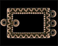 Pendant Frame 22/12mm : Antique Copper