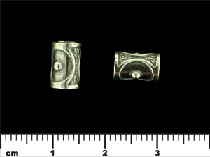 Decorative Tube 12/7mm : Antique Silver