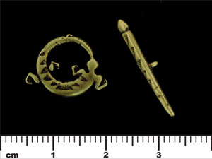 Lizard Toggle : Antique Brass