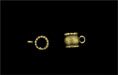 Tube Bail 8/6mm : Antique Brass