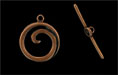 Spiral Toggle Set : Antique Copper