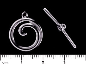 Spiral Toggle Set : Gun Metal