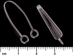Ridged Double Loop Bail 26/5mm : Gun Metal