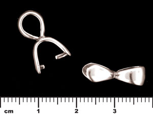 Pinch Bail 5/16mm : Antique Silver