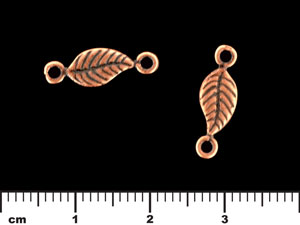 Leaf Link 15/5mm : Antique Copper