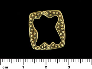 Whimsy Bead Frame 17/16mm : Antique Brass