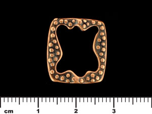 Whimsy Bead Frame 17/16mm : Antique Copper