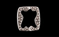 Whimsy Bead Frame 17/16mm : Antique Silver