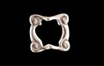 Scrolling Bead Frame 13/15mm : Antique Silver