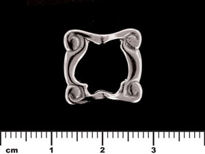 Scrolling Bead Frame 13/15mm : Gun Metal