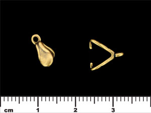 Pinch Bail 10/4mm : Antique Brass