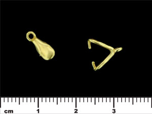 Pinch Bail 10/4mm : Gold