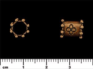 Flower Spacer Tube 11/9mm : Antique Copper