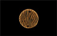 Cedar Grain Round Link 16mm : Antique Copper