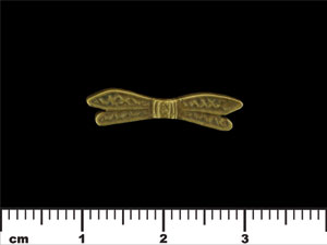 Dragonfly Wings 3/22mm : Antique Brass