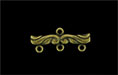 Angelic Strand Connector 23/9mm : Antique Brass