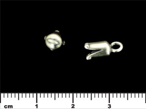 Tulip Crimp 11/4mm : Antique Silver