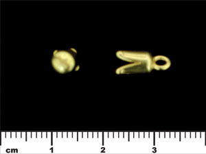 Tulip Crimp 12/5mm : Gold