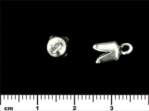 Tulip Crimp 12/6mm : Antique Silver