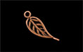 Leaf Twist Link 25/7mm : Antique Copper