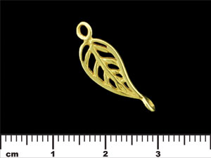 Leaf Twist Link 25/7mm : Gold