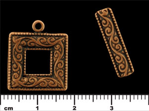 Square Frame Toggle : Antique Copper