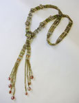 TOHO - Bead Artistry Kits : Lariat w/ Cylinder Accents - Yellow-Green