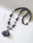TOHO - Bead Artistry Kits : Spiral Rope Stitch Necklace - Purple