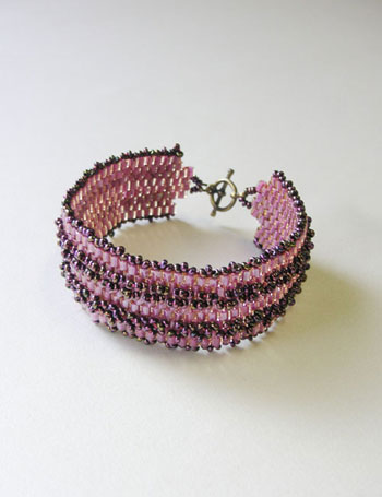 Bead Artistry Kits : Hexagon Bead Bracelet - Pink