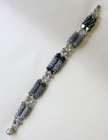 Bead Artistry Kits : Tubular Brick-Stitch Bracelet - Silver