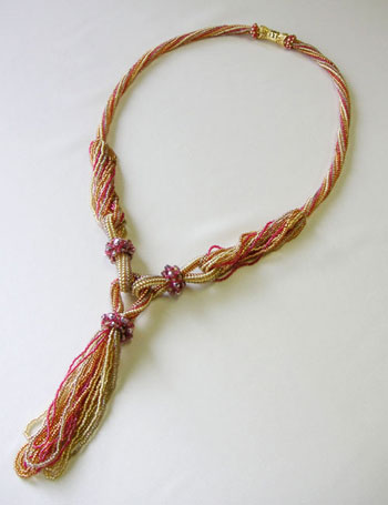 Bead Artistry Kits : Necklace w/ Looped Fringe - Gold