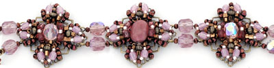 Elegant Jewelry Kits : Pink Quartz Bracelet
