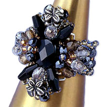 Elegant Jewelry Kits : Black Agate Ring
